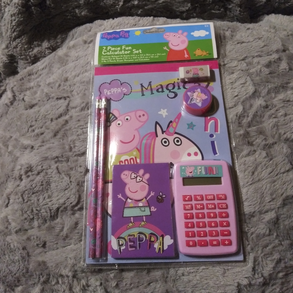 Peppa pig  - back to school set